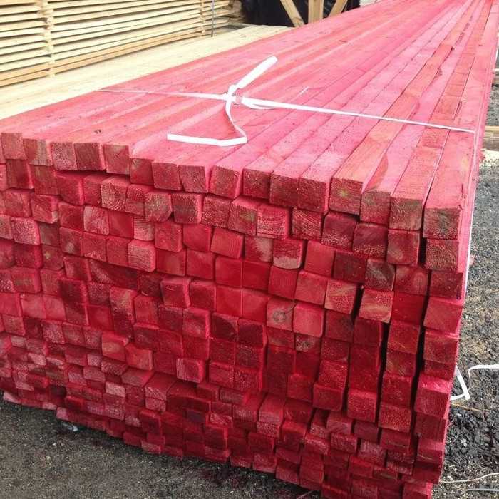 Брусок антисептированный обрезной сухая 50х50х6000 сорт 1-2